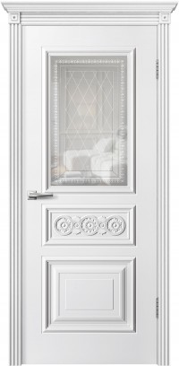 Межкомнатная дверь Ульяновская «Версаль Премьера» Премиум класс, Эмаль белая